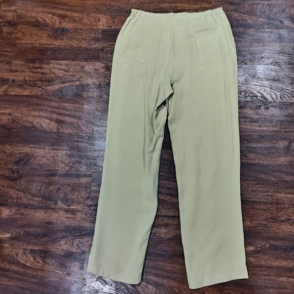 NWOT UbU I'll Be Me Lagenlook Artsey Layers Casual Trouser Pants Tan M/30 - Picture 3 of 9